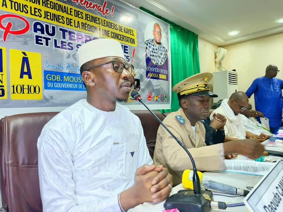 Kayes : Daouda Camara parraine une mobilisation jeunesse contre le terrorisme et les stupéfiants. 